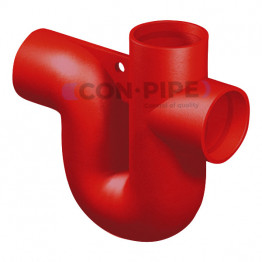 Сифон (гидрозатвор) чугун S-SML Con-Pipe Дн100