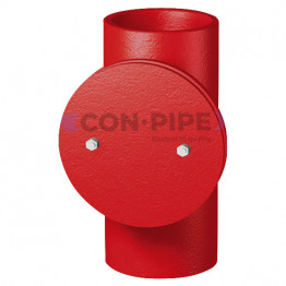 Ревизия с круглой крышкой чугун S-SML Con-Pipe Дн80