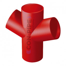 Крестовина 45° чугун S-SML Con-Pipe Дн 100х100х100