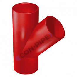 Тройник 45° чугун S-SML Con-Pipe Дн 200х150