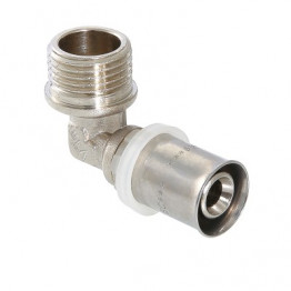 Угольник Valtec (Валтек) VTm.253.N.001604 пресс наружная резьба 16х1/2